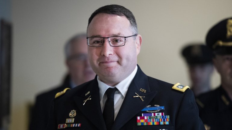 O tenente-coronel Alexander S. Vindman é o principal especialista do Conselho de Segurança Nacional para a Ucrânia