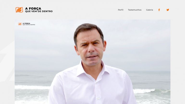 O site da candidatura de Luís Montenegro foi lançado esta sexta-feira