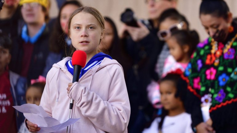 Greta Thunberg tem sido a principal cara dos protestos contra o aquecimento global