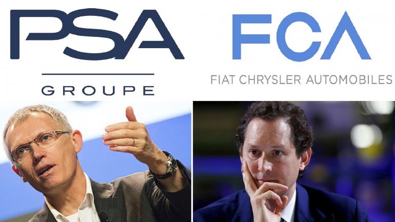 A fusão entre a FCA e a PSA criará o quarto colosso motor do mundo