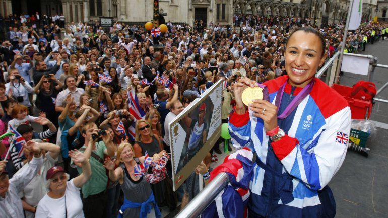 Jessica Ennis-Hill foi a cara do sucesso da Grã-Bretanha nos Jogos Olímpicos de 2012, organizados por Londres