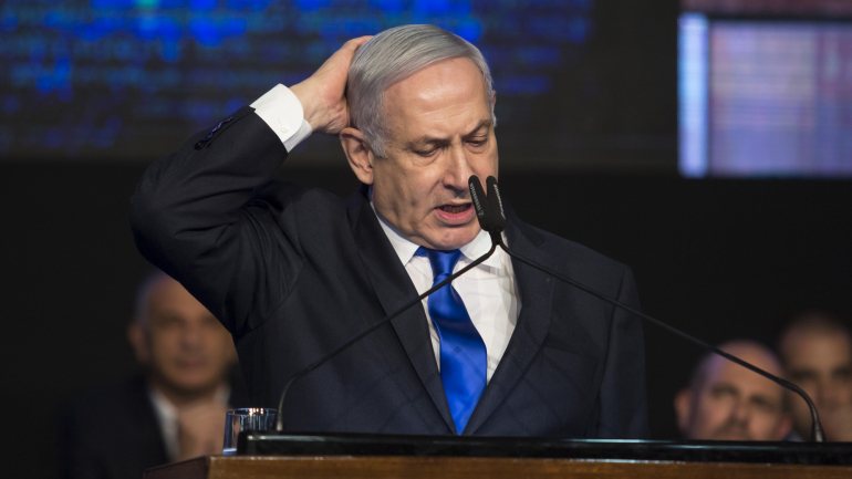 Benjamin Netanyahu é atualmente primeiro-ministro em funções