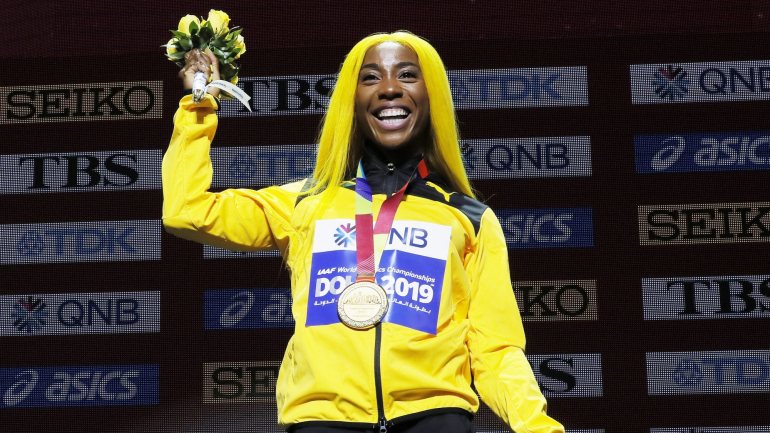 A jamaicana foi campeã mundial em 2009, 2013, 2015 e 2019