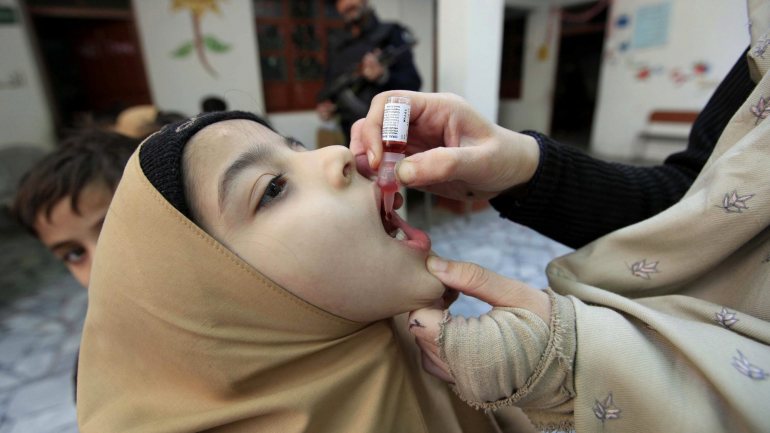 A OMS estima que até final do ano tenham sido vacinadas 18,9 milhões de crianças em todo o país.