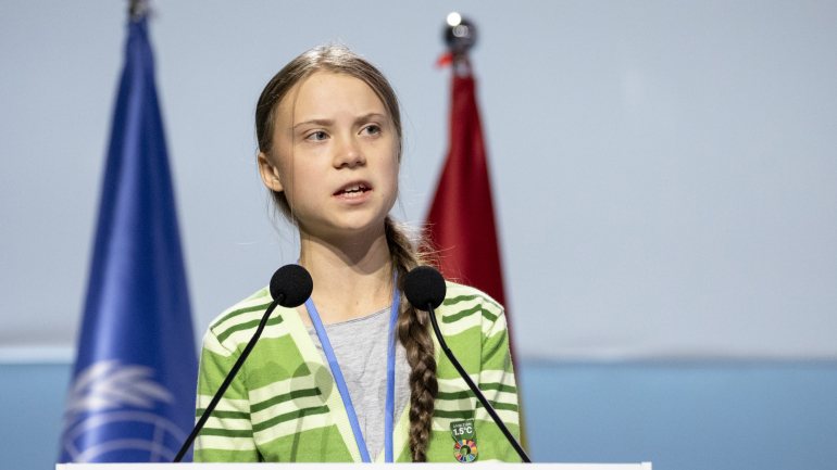 Greta Thunberg está em Madrid para assistir à Cimeira do Clima