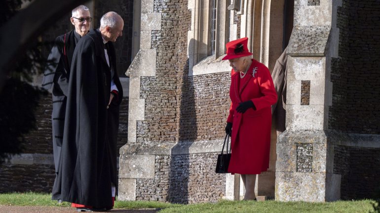 Isabel II celebrou o Natal junto da família, na propriedade de Sandrigham, como é tradição.