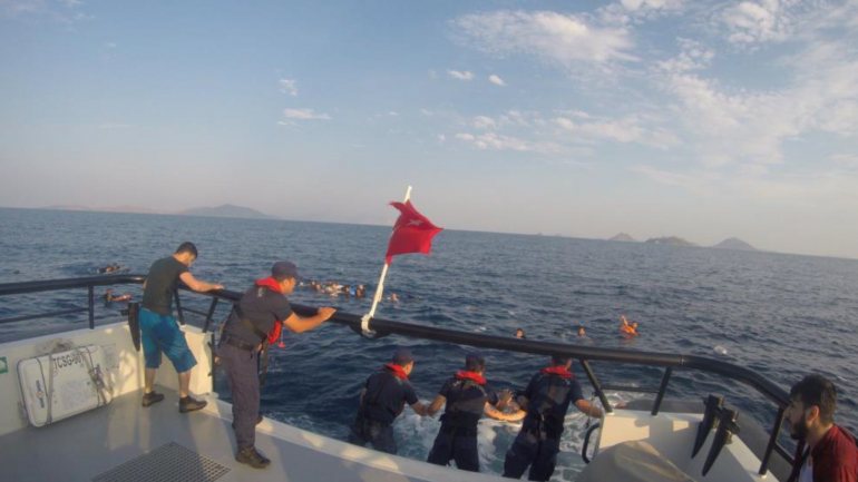 O naufrágio na Turquia provocou sete mortes