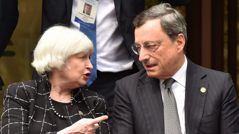 Janet Yellen, ex-líder da Fed, e Mario Draghi, que saiu em novembro do BCE, falaram no encontro anual da American Economic Association