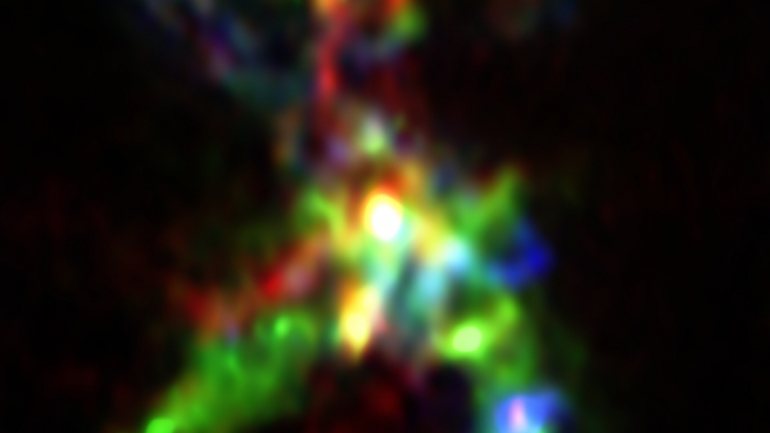 AFGl 5142, uma região do espaço onde nascem estrelas massivas