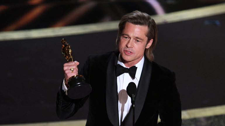 Brad Pitt foi o primeiro (e dos poucos) a deixar uma mensagem política nos Óscares