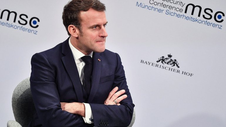 Macron falou aos jornalistas no final da Conferência de Segurança, que decorre em Munique