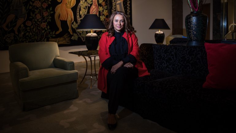 Isabel dos Santos fotografada no hotel Ritz em Lisboa, onde deu uma entrevista ao Observador em dezembro de 2019, poucos dias antes de ver os seus bens serem arrestados pela justiça angolana