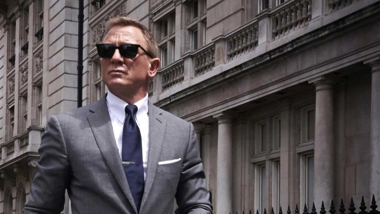 Poster do próximo filme da saga 007, que voltará a ter o ator Daniel Craig como protagonista, no papel de James Bond