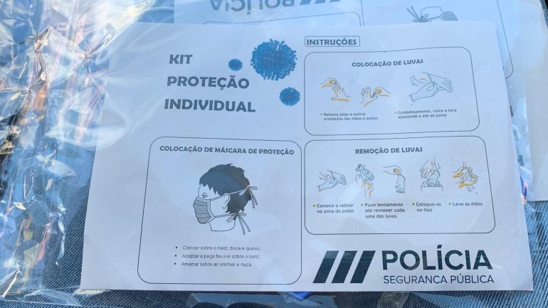 A PSP garante que já foram distribuídos 15 mil kits de proteção individual