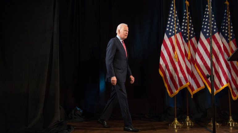 Biden é o candidato democrata mais bem posicionado para concorrer à presidência dos EUA com o atual Presidente, Donald Trump, do Partido Republicano