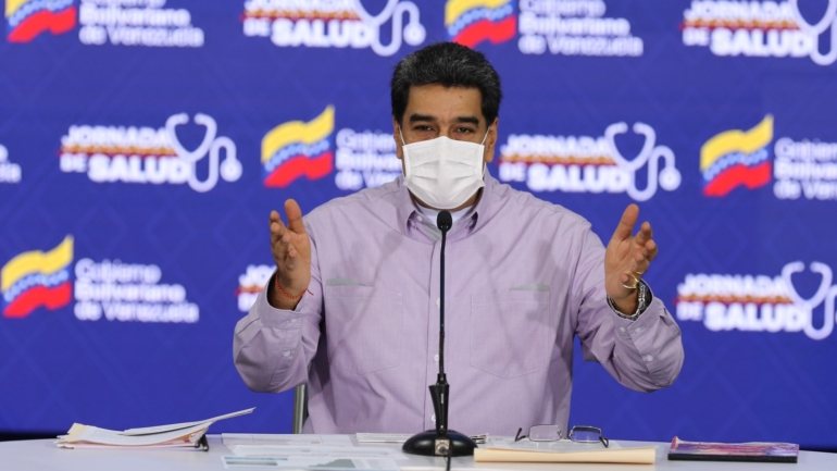 A Venezuela registou na quarta-feira 75 novos casos de Covid-19, 67 dos quais &quot;importados&quot;, com 66 provenientes da Colômbia, disse Maduro