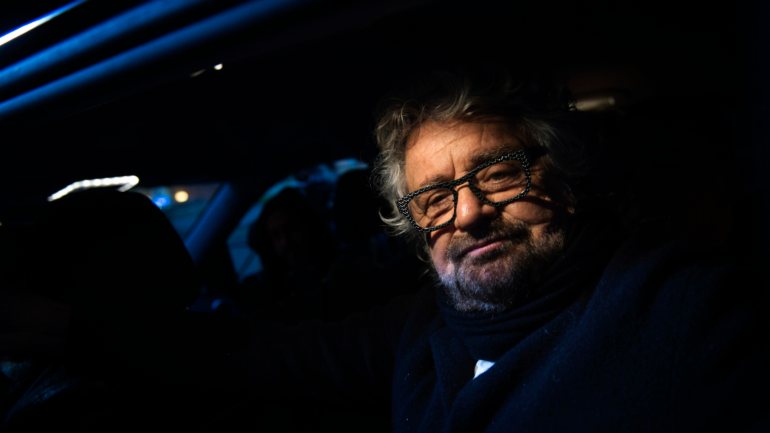 Beppe Grillo, comediante e um dos fundadores do Movimento Cinco Estrelas
