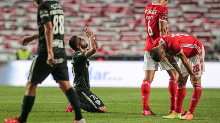 O Benfica sofreu o último golo, por intermédio de Zé Manuel, já nos descontos da partida