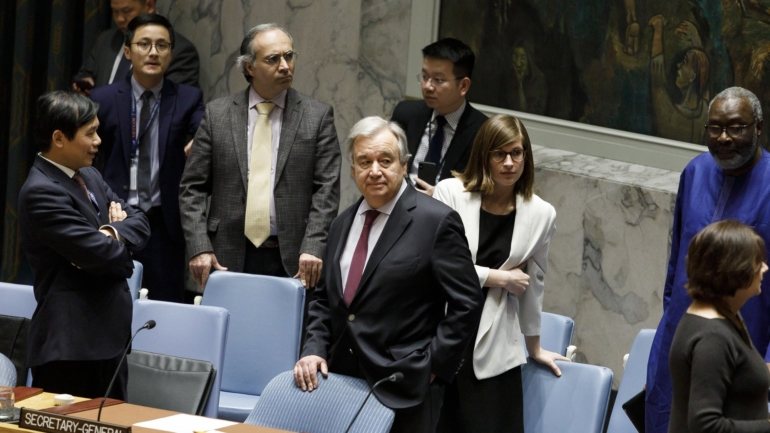 António Guterres discursou em direto, de forma virtual, para a Fundação Nelson Mandela, uma instituição da África do Sul, na comemoração do nascimento do histórico ativista pelos direitos humanos
