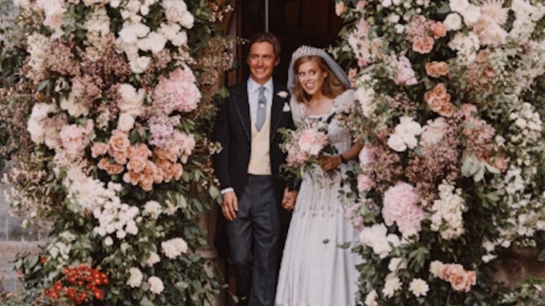 Beatrice casou-se esta sexta-feira com o multimilionário Edoardo Mozzi