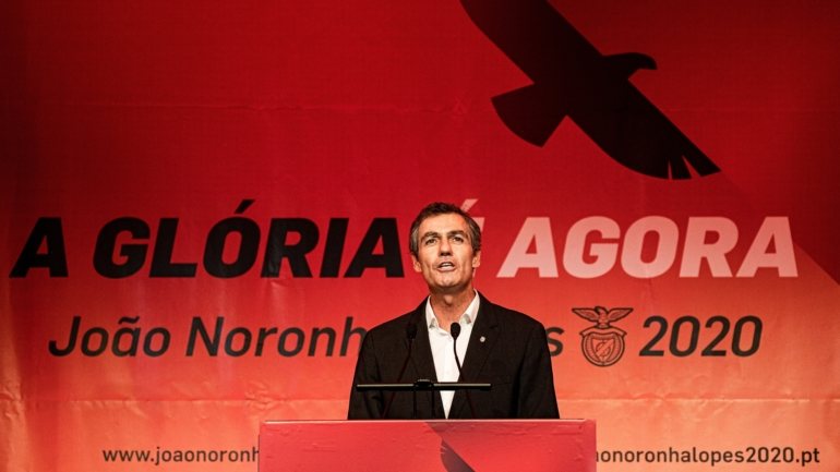 João Noronha Lopes apresentou a candidatura à presidência do Benfica com o lema &quot;A glória é agora&quot;