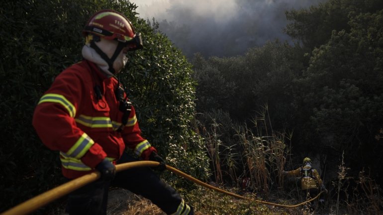 Incêndio deflagrou num aterro da empresa Ribtejo, na Chamusca, em Santarém