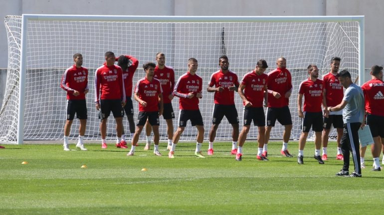 Benfica fez um mini estágio de preparação para a final da Taça de Portugal, o último jogo oficial da temporada
