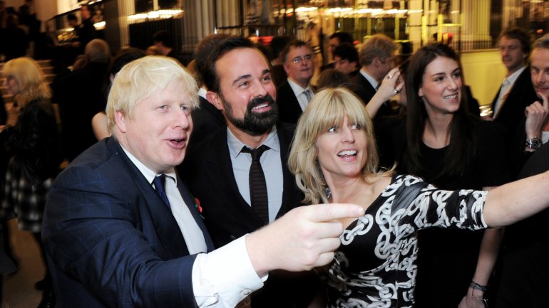 Boris Johnson e Evgeny Lebedev conhecem-se desde que Johnson era presidente da câmara de Londres