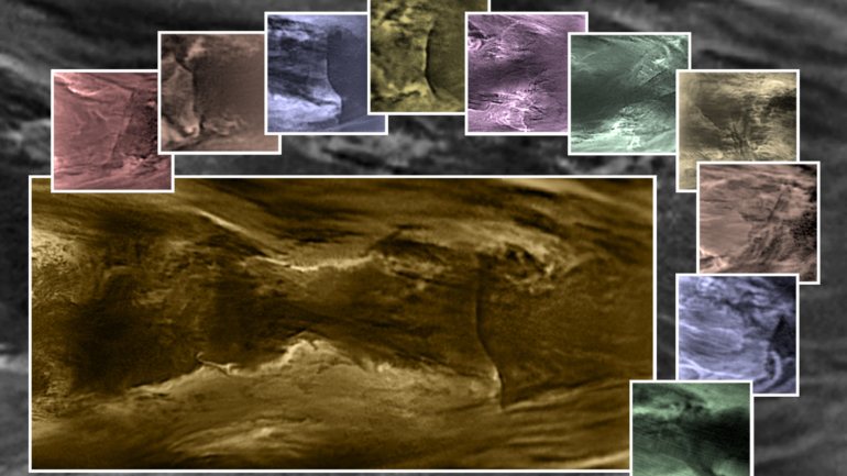 Foram as imagens de infravermelhos nas nuvens baixas de Vénus que permitiram perceber a existência de uma descontinuidade à escala planetária