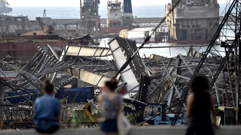 As explosões no porto de Beirute, a 4 de agosto, provocaram 178 mortes, 6.568 feridos e milhares de desalojados