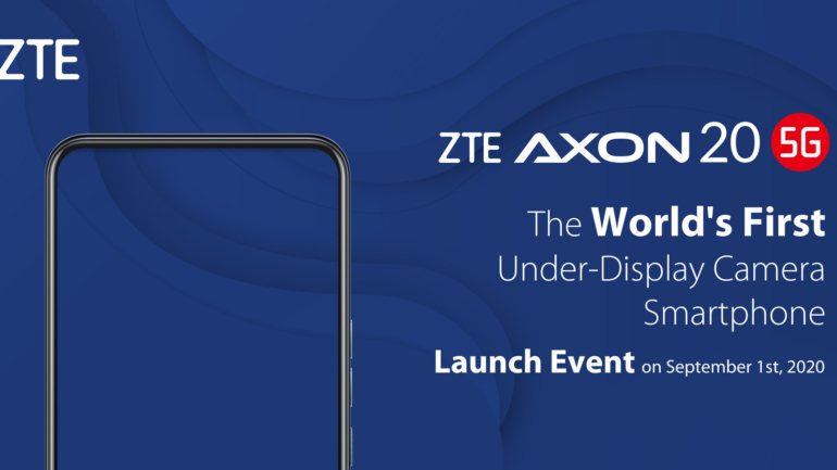 O ZTE Axon 20 poderá ser o primeiro smartphones com uma câmara frontal escondida