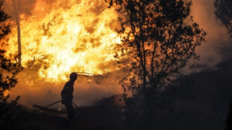 De acordo com o IPMA, mais de 100 concelhos de 13 distritos de Portugal continental apresentam esta terça-feira risco máximo de incêndio