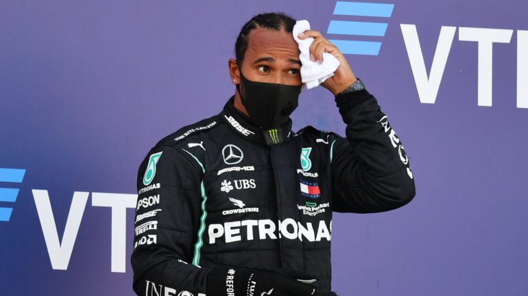 O piloto da Mercedes ficou em terceiro no Grande Prémio da Rússia, atrás do colega de equipa Bottas e ainda de Verstappen