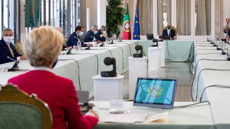 O Conselho de Estado reuniu na passada terça-feira (Fotografia da Presidência da República)