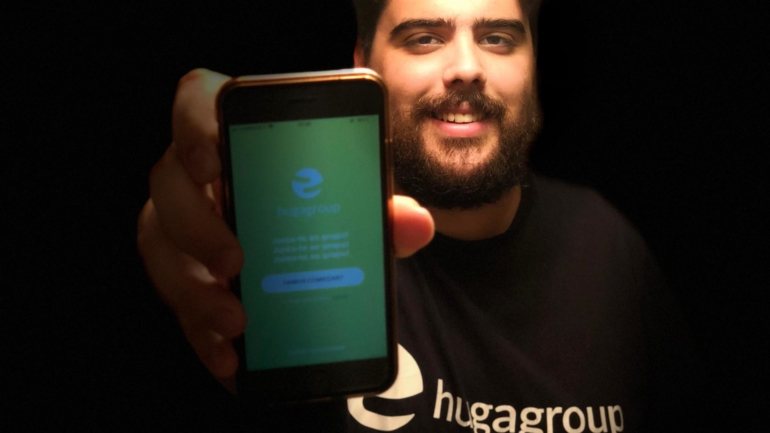 Pedro Marques, de 26 anos, fundou a Hug-a-Group