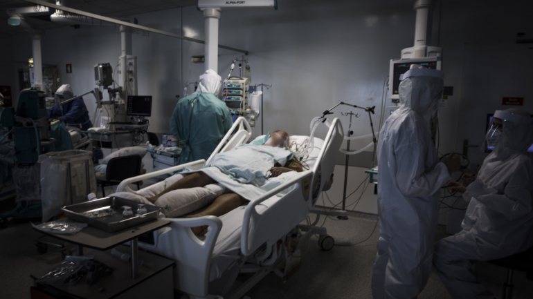 Imagem relativa aos cuidados intensivos do Hospital de Braga