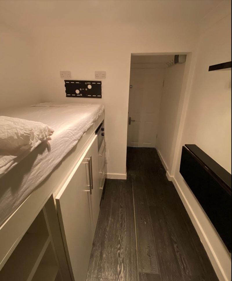 Micro apartamento em Londres de apenas 7 metros quadrados vai ser leiloado por pelo menos 60 mil euros