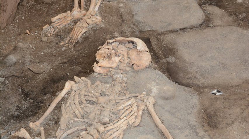 Desde o início das primeiras escavações em 1748 foram encontrados os restos mortais de mais de 1.500 pessoas vítimas da erupção
