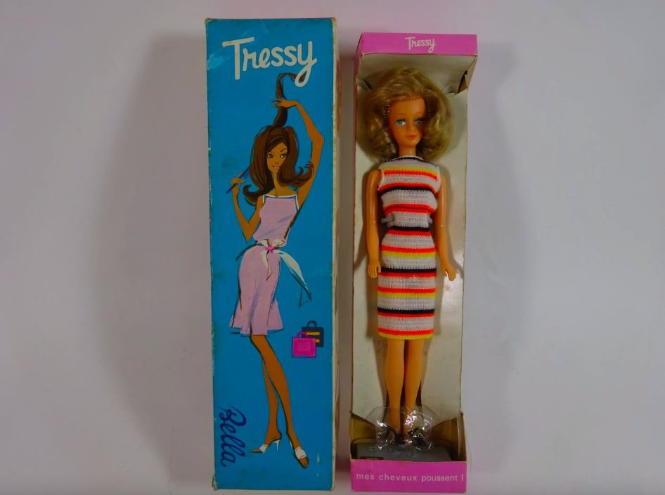Leilão de bonecas dos anos 1960 a 1990 em França