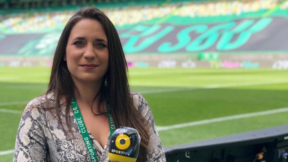 Rita Latas, jornalista da SportTV, questionou Rúben Amorim sobre declarações de Slimani