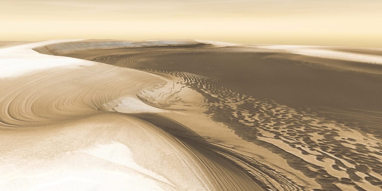 A descoberta de um lago em Marte alimentou as esperanças de uma viagem de humanos ao planeta vermelho (NASA/JPL/ARIZONA STATE UNIVERSITY/ R. LUK/EPA)