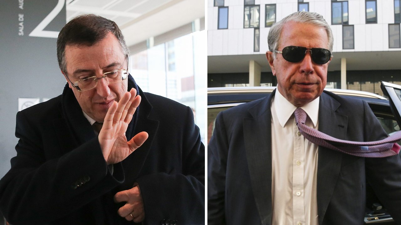 Juiz Carlos Alexandre (à esquerda) rejeitou conceder o prazo de um ano e dois meses desejado por Ricardo Salgado para apresentar requerimento de abertura de instrução.