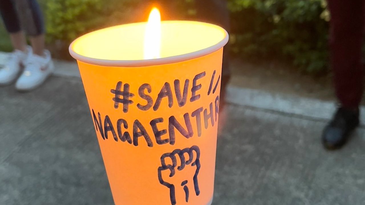 Vigília contra a pena de morte de Nagaenthran K. Dharmalingam em Singapura