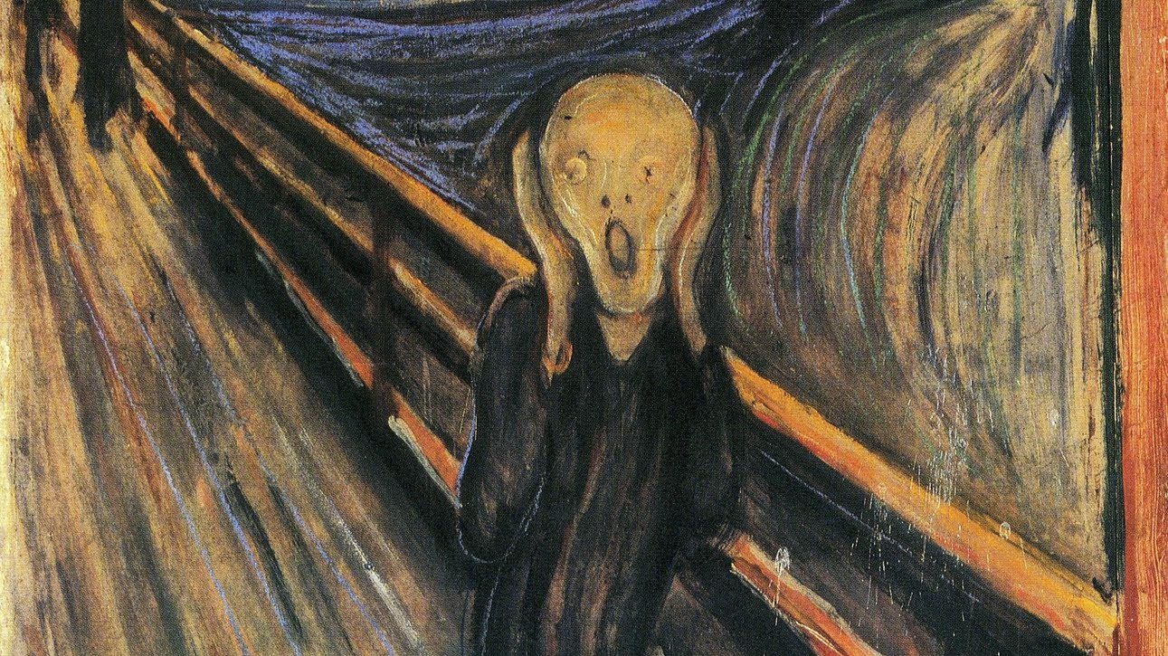 &quot;O Grito&quot; é interpretada como a representação simbólica da ansiedade e angústia que espelhavam a condição mental de Edvard Munch