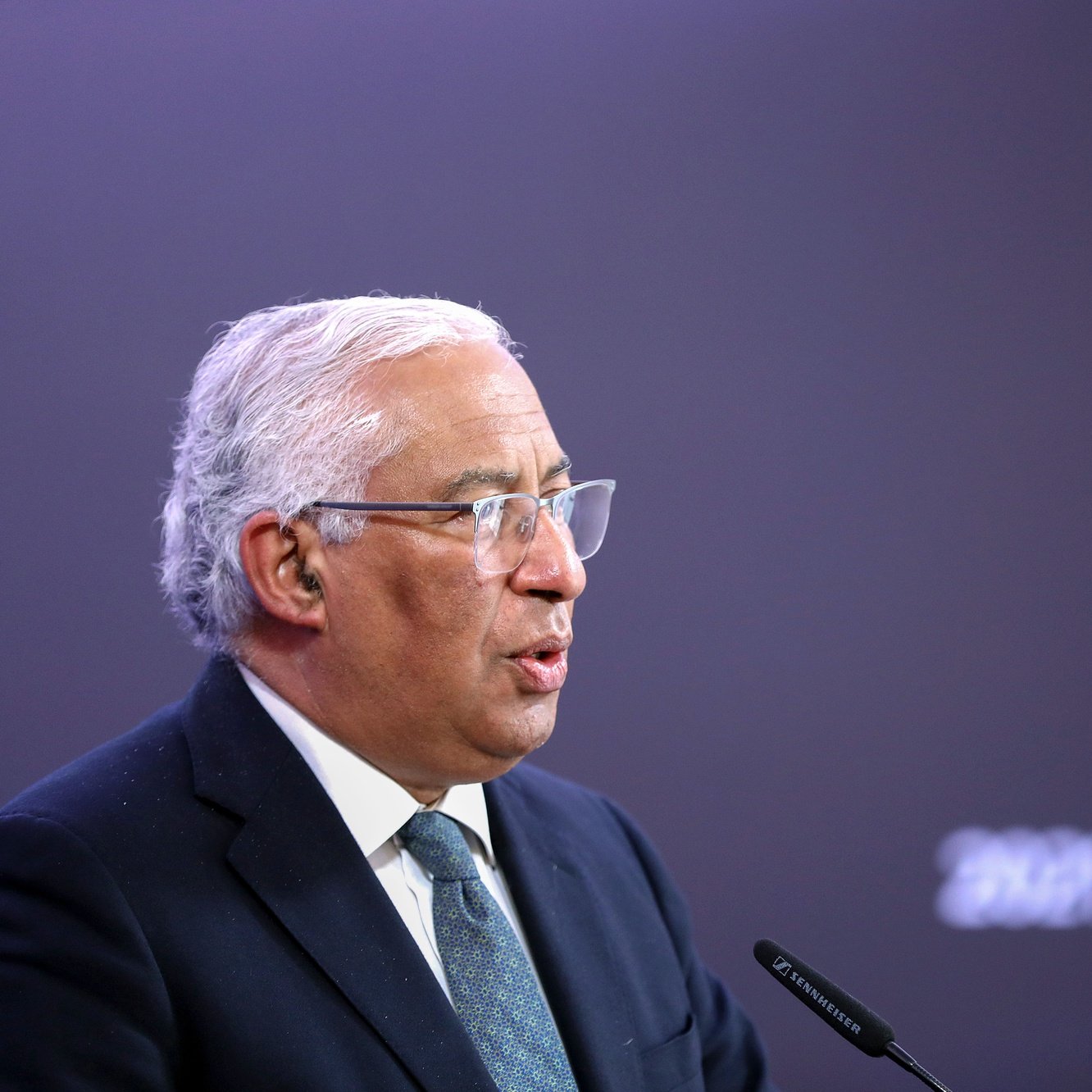Portuguese Prime Minister Antonio Costa attends to a press conference after a two days video conference of the members of the European Council to discuss the current situation of the COVID-19 pandemic, preparedness for health threats, security and defence, and relations with the Southern Neighbourhood, in Lisbon, Portugal, 26 February 2021.  ANTONIO PEDRO SANTOS/LUSA