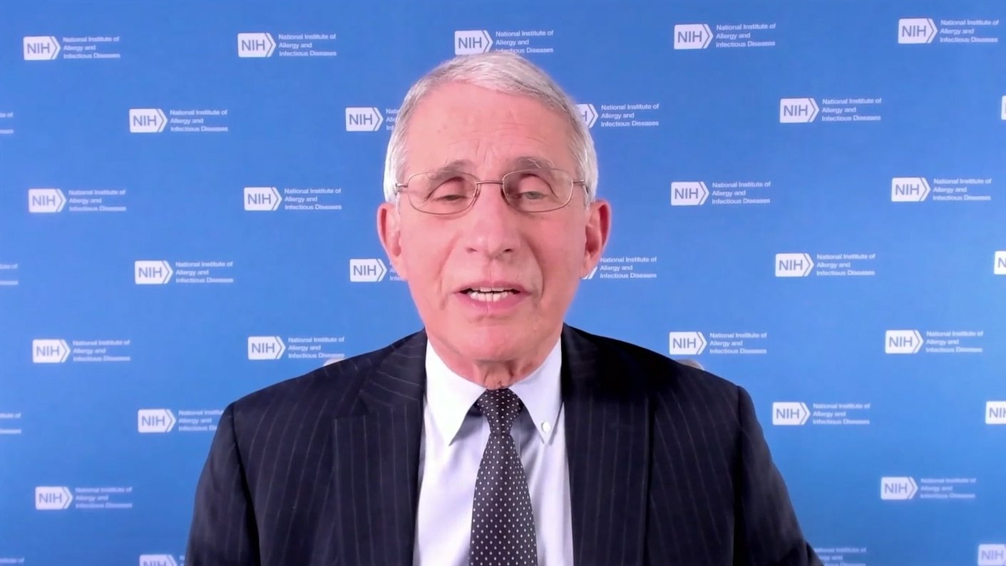 epa08871309 A frame grab from a handout video released by the Office of the President Elect shows Dr. Anthony Fauci, speaking by video call, who will remain Director of the National Institute of Allergy and Infectious Diseases at the National Institutes of Health and be Biden&#039;s chief medical adviser during a press conference in Wilmington, Delaware, USA, 08 December 2020. US President-Elect Joseph R. Biden announced his cabinet picks for his Health team.  EPA/OFFICE OF THE PRESIDENT ELECT / HANDOUT  HANDOUT EDITORIAL USE ONLY/NO SALES