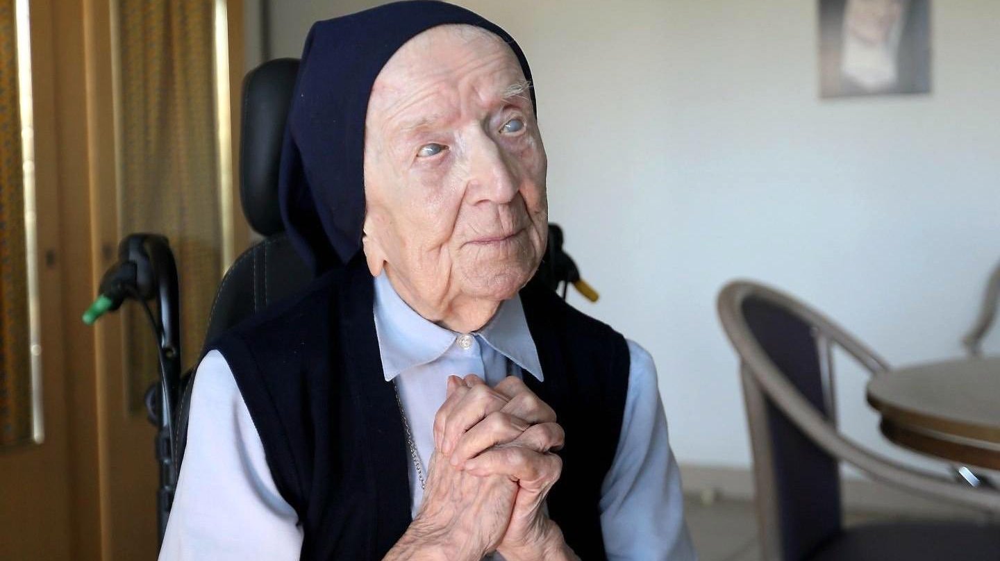 DR. A freira é considerada a segunda pessoa viva mais idosa do mundo