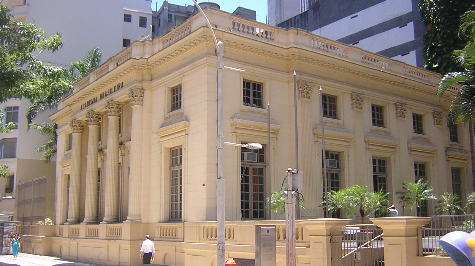 Fachada do edifício da Academia Brasileira de Letras