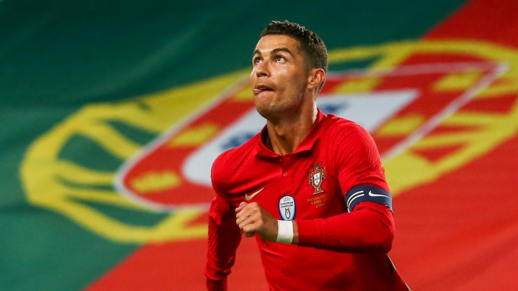 Portugal&#039;s Cristiano Ronaldo in action during their friendly match against Israel in preparation for the upcoming UEFA EURO 2020, at Alvalade Stadium in Lisbon, Portugal, 09 June 2021. JOSE SENA GOULAO/LUSA