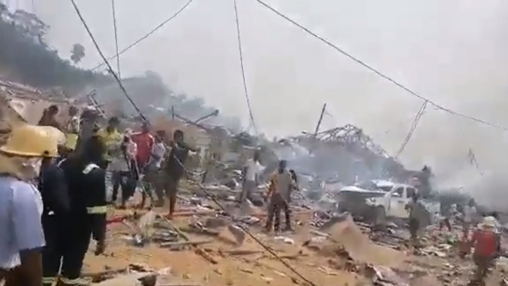 Explosão no Gana